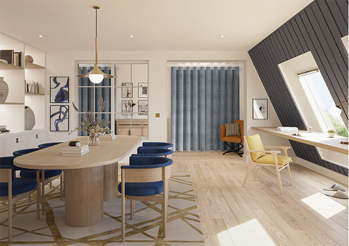 Velvet Opulence (Blackout), Storm Grey - Made to Measure Curtains - Image 16